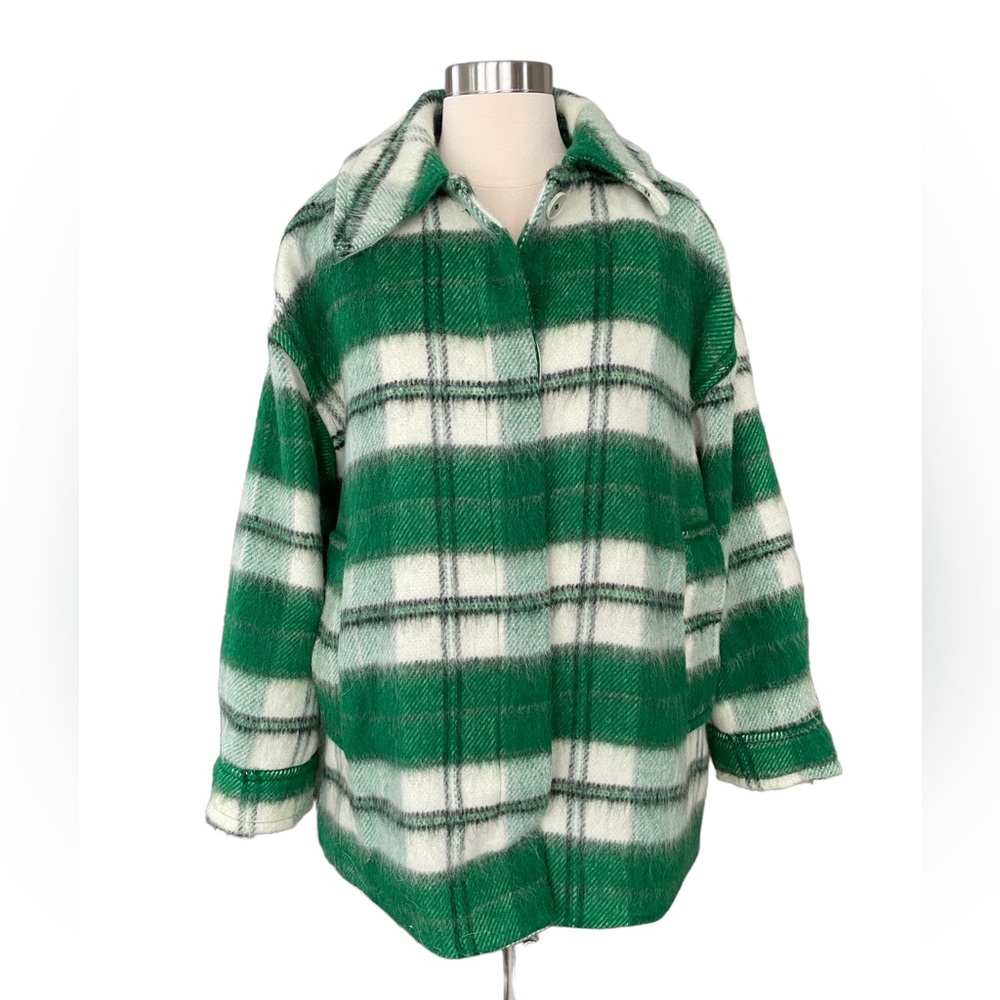 Weekday Tower Plaid Jacket - NWT